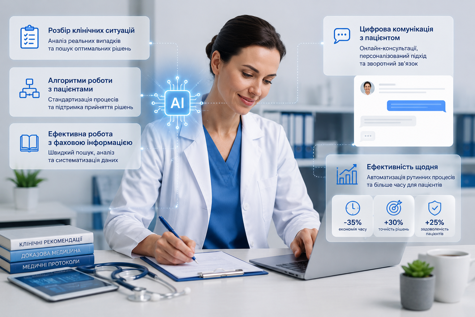 Doctor working