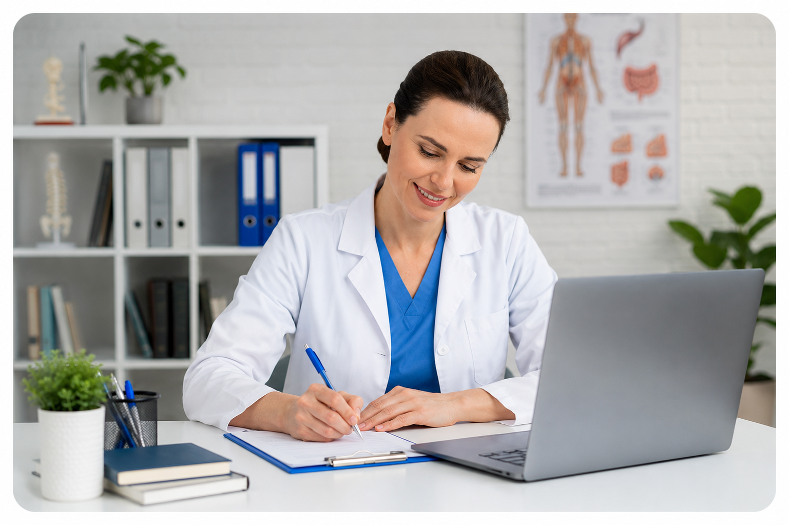 Doctor working