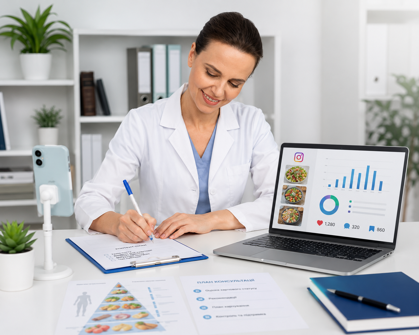 Doctor working