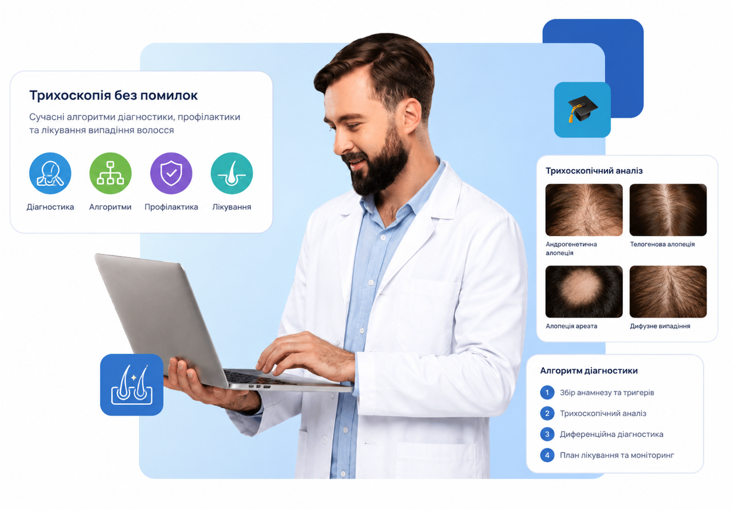 Doctor with laptop