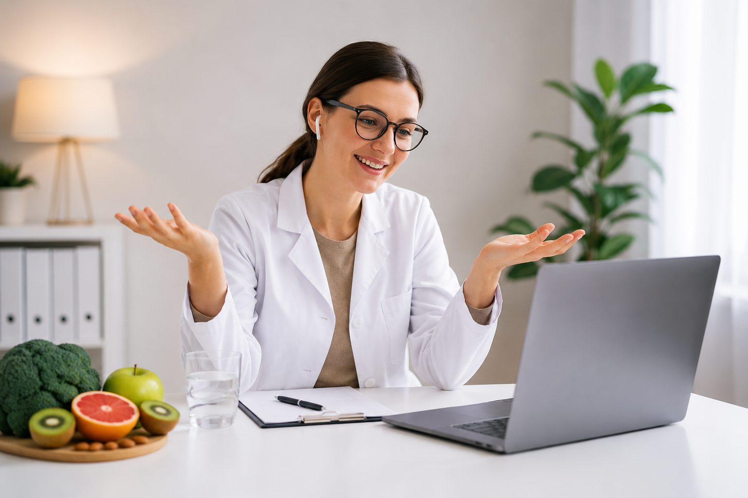 Doctor with laptop