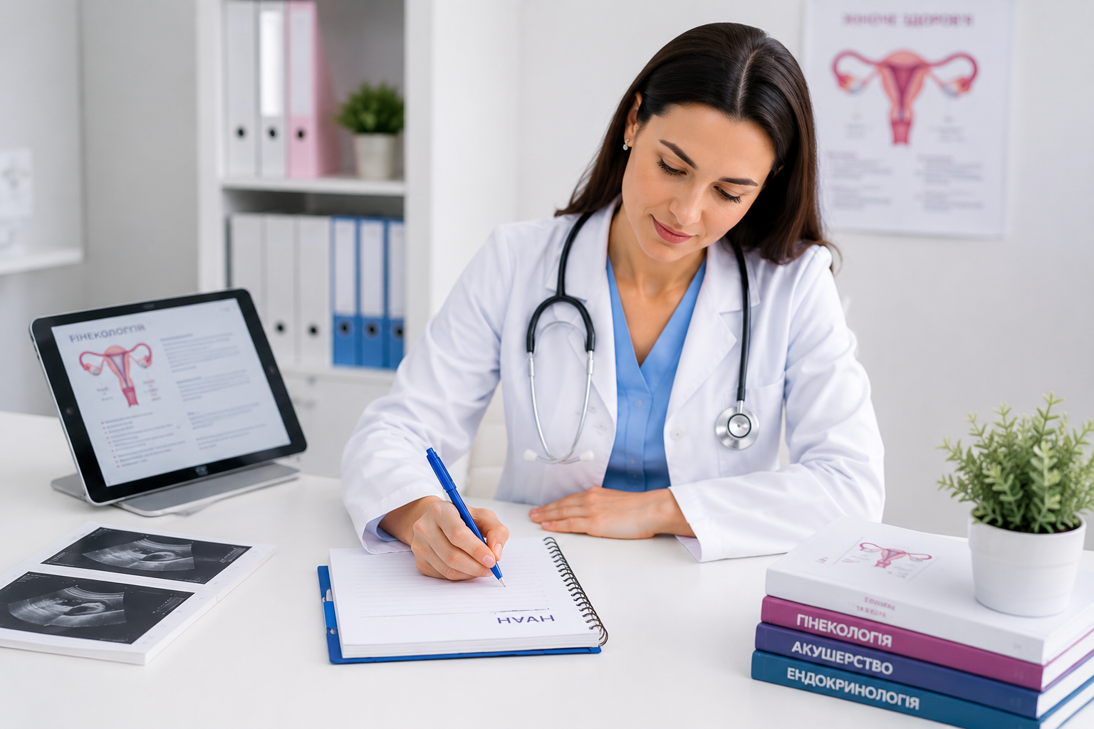 Doctor with laptop