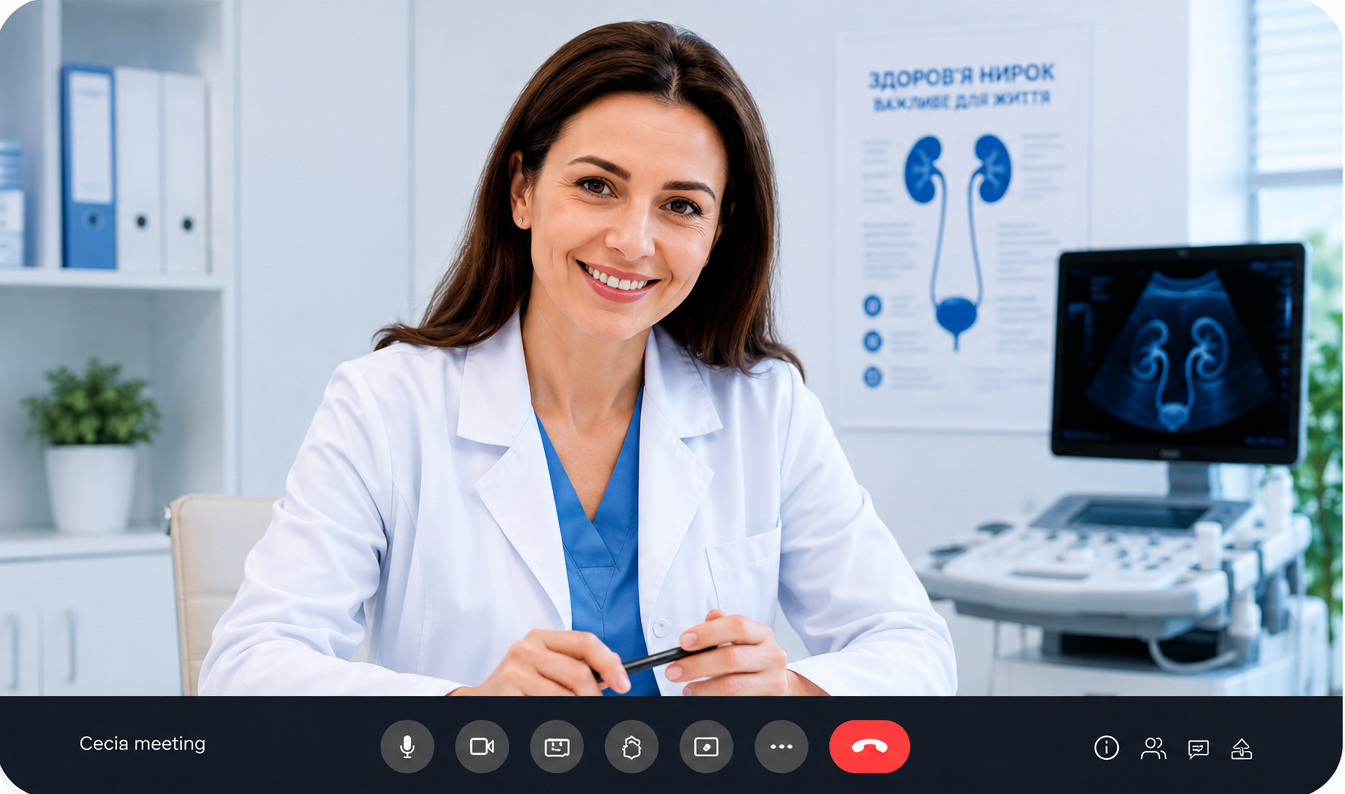 Doctor with laptop