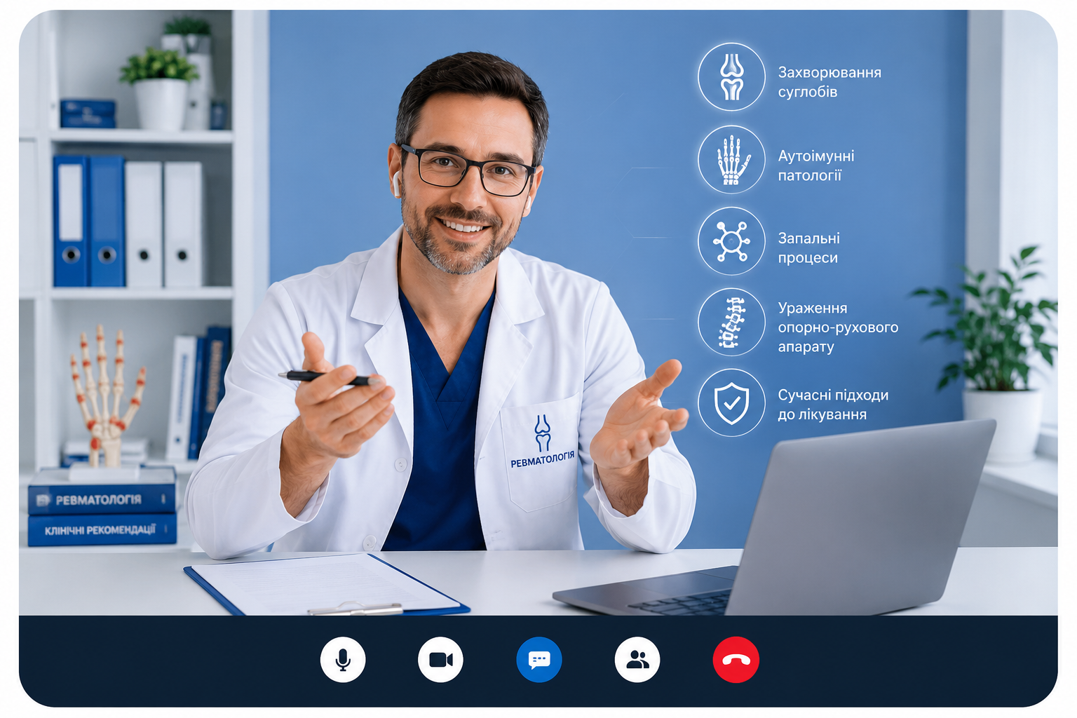 Doctor with laptop