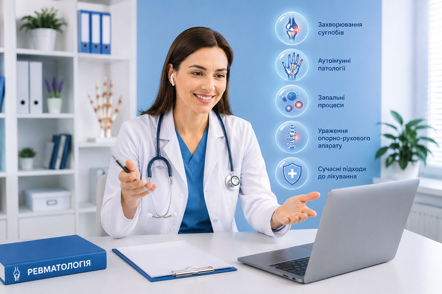 Doctor with laptop